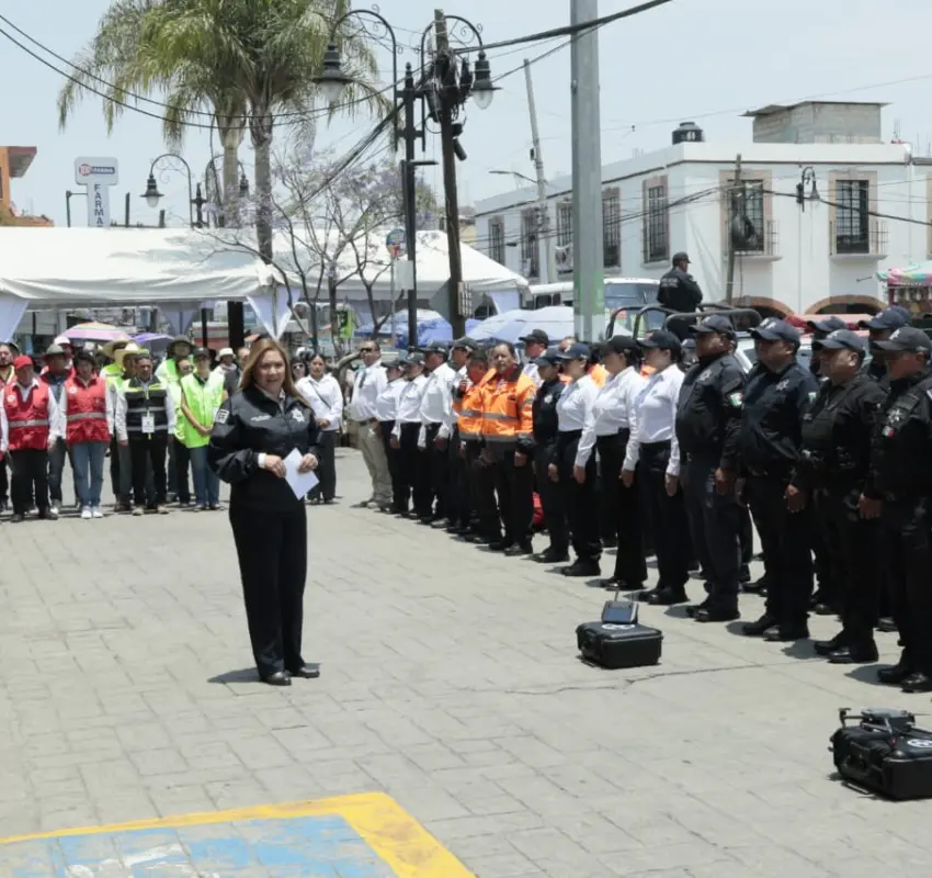 Operativo de Semana Santa en San Mateo Atenco