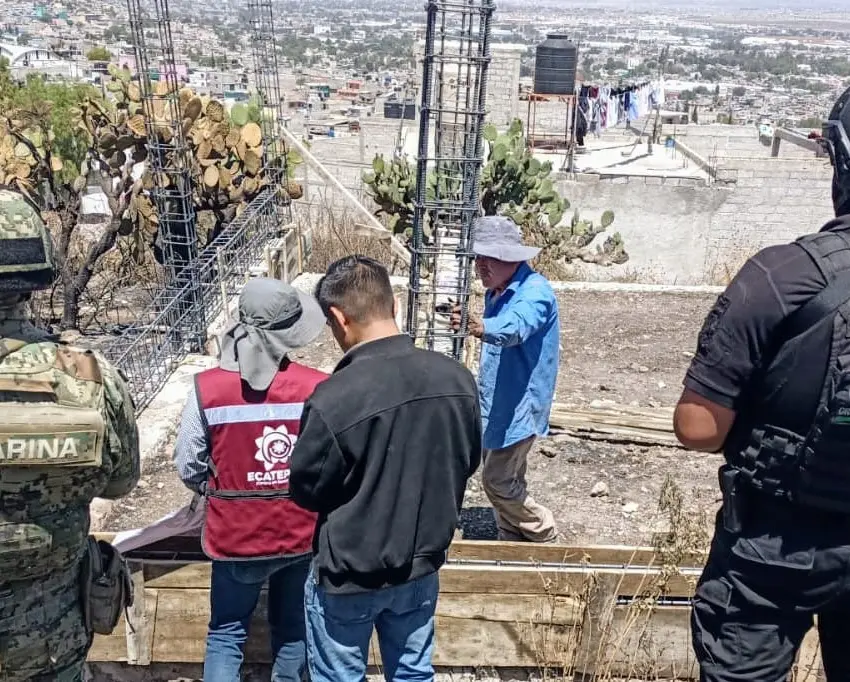 Suspendió Ayuntamiento de Ecatepec construcciones irregulares