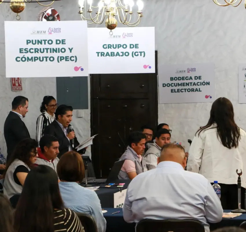Capacitación para cómputo de votos en Elección Judicial: IEEM