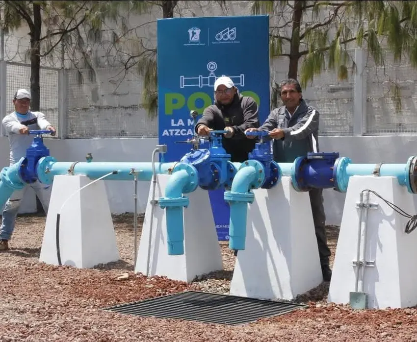 Anunció Ricardo Moreno inauguración de nuevos pozos de agua en Toluca