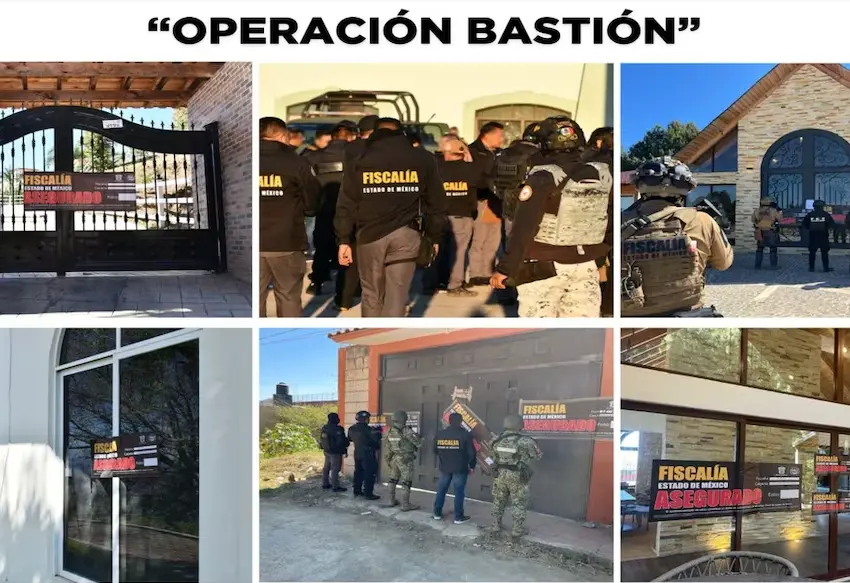 Aseguraron 21 inmuebles de Familia Michoacana ubicados en Edoméx