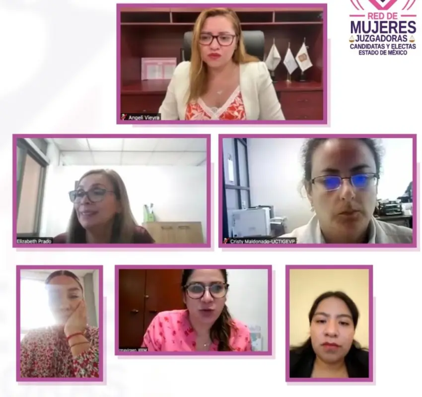 Capacitó IEEM a mujeres juzgadoras en estrategias digitales con perspectiva de género
