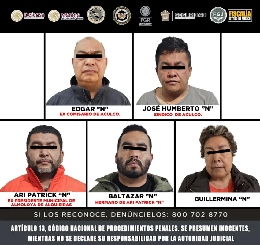 Detuvieron a síndico de Aculco, Edomex; se dedica a extorsionar