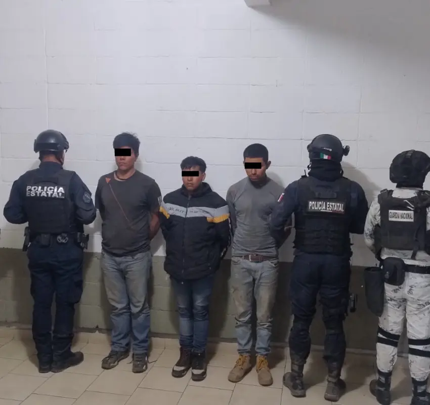 Detuvieron a tres personas con armas largas en Villa Guerrero
