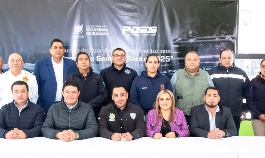 Encabeza titular de SSC reunión de coordinación por semana santa en la Sierra Gorda