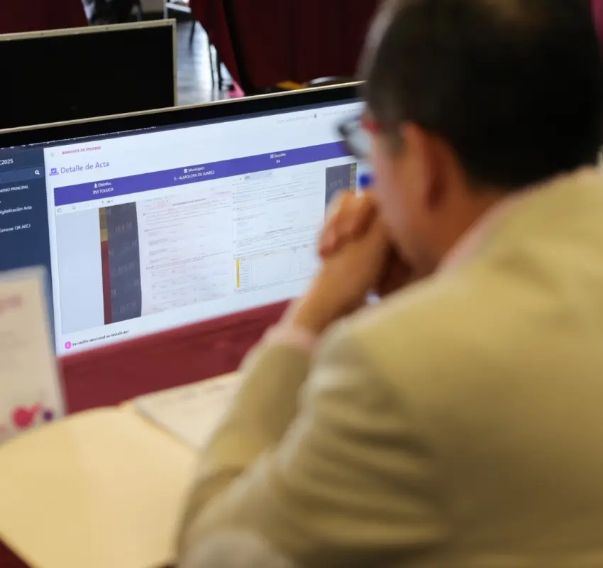 Evalúa IEEM avances en el Sistema Informático de Apoyo a los Cómputos