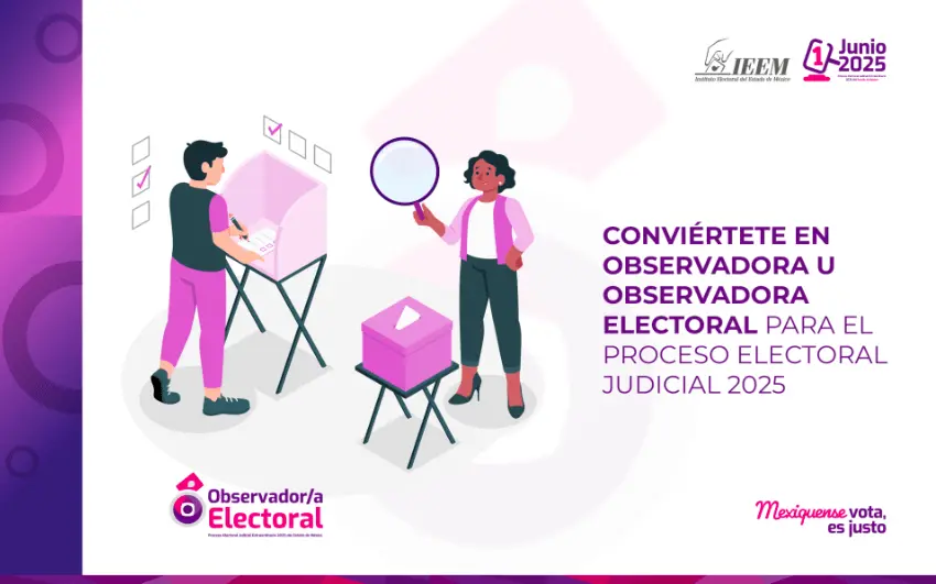IEEM probó sistema de cómputos para la elección judicial 2025