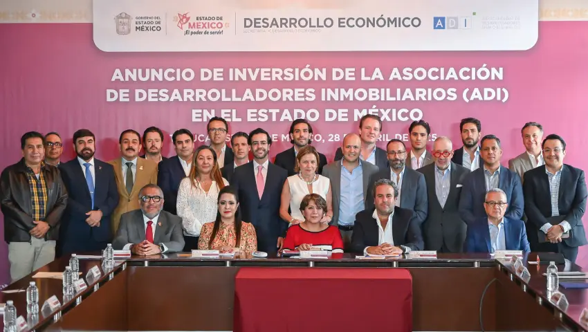 Inversión inmobiliaria en Edomex superior a 3 MMDP: Delfina Gómez Álvarez