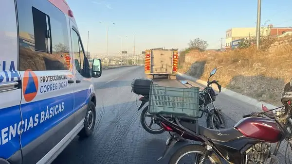 Motociclista atropellado en libramiento Surponiente
