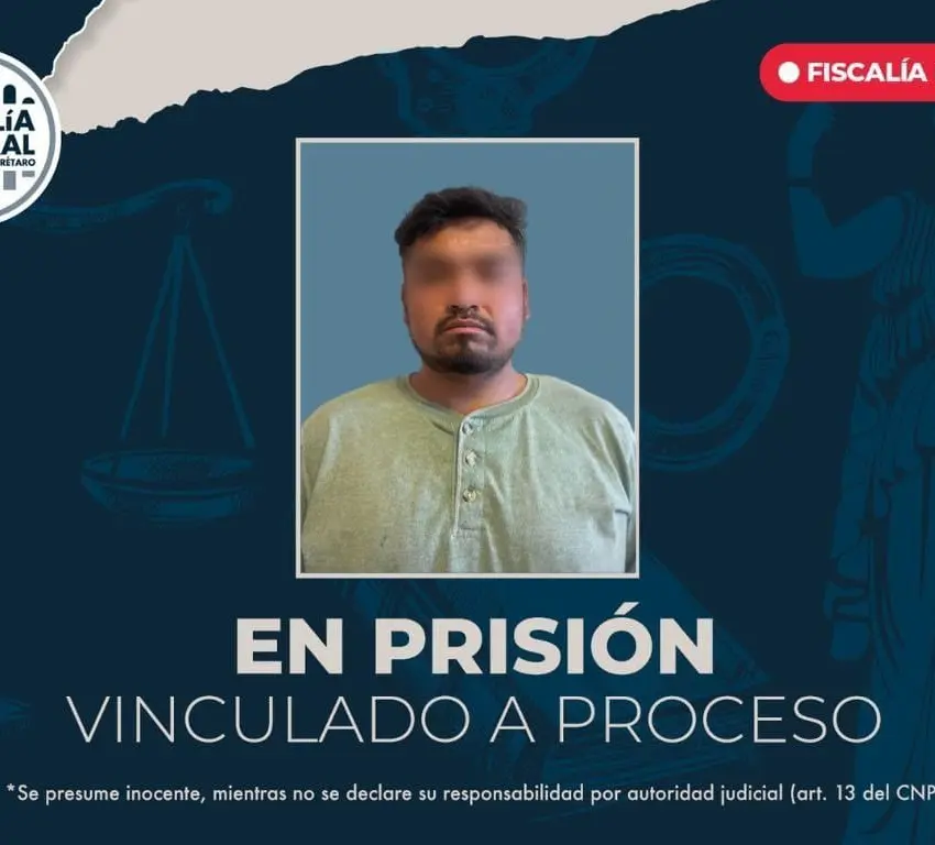 Obtiene FGE vinculación a proceso por lesiones y robo en Tequisquiapan