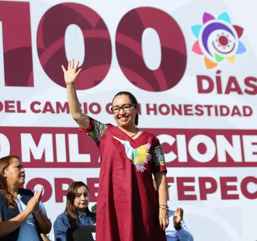 Presentó Azucena Cisneros su informe de 100 días de gobierno