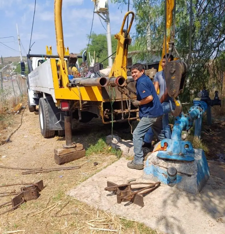 Realiza CEA acciones ante el abatimiento de pozo en Colón