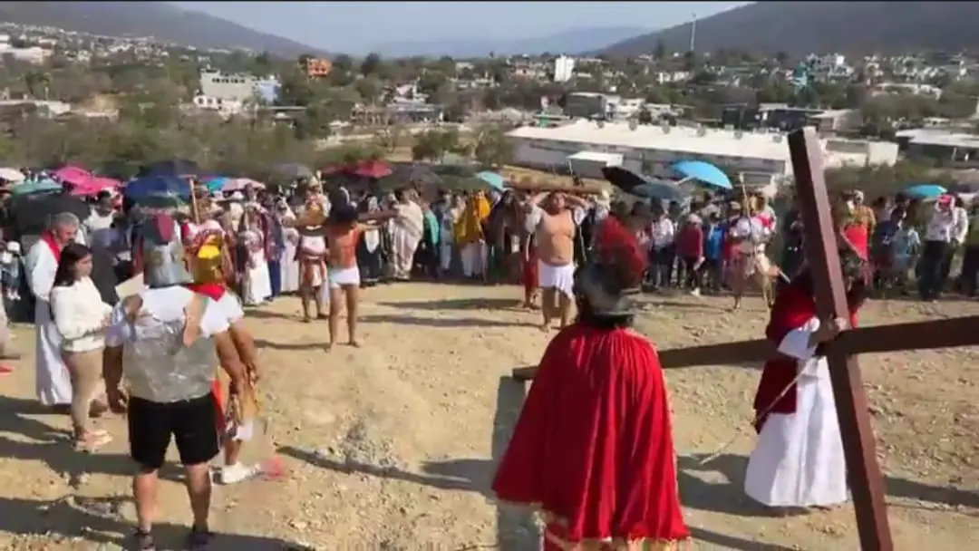 Saldo blanco en la edición 160 del Viacrucis de La Cañada en El