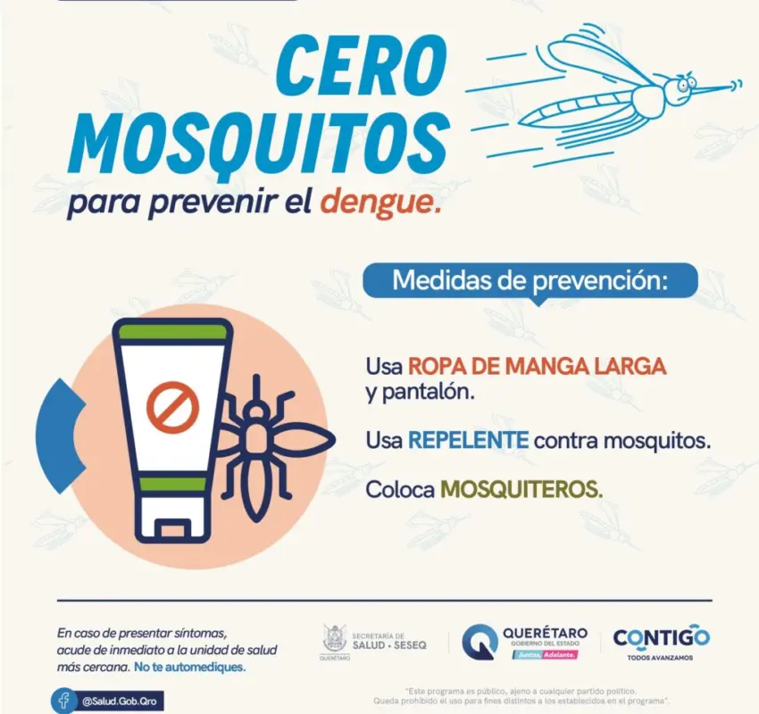 Secretaría de Salud lleva a cabo vigilancia epidemiológica del dengue
