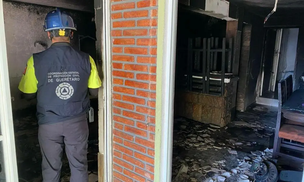 Sofocan incendio en la colonia Lázaro Cárdenas   Noticias de Querétaro