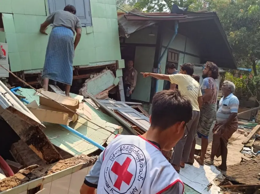 Sube a más de 3 mil muertos en Birmania tras terremoto