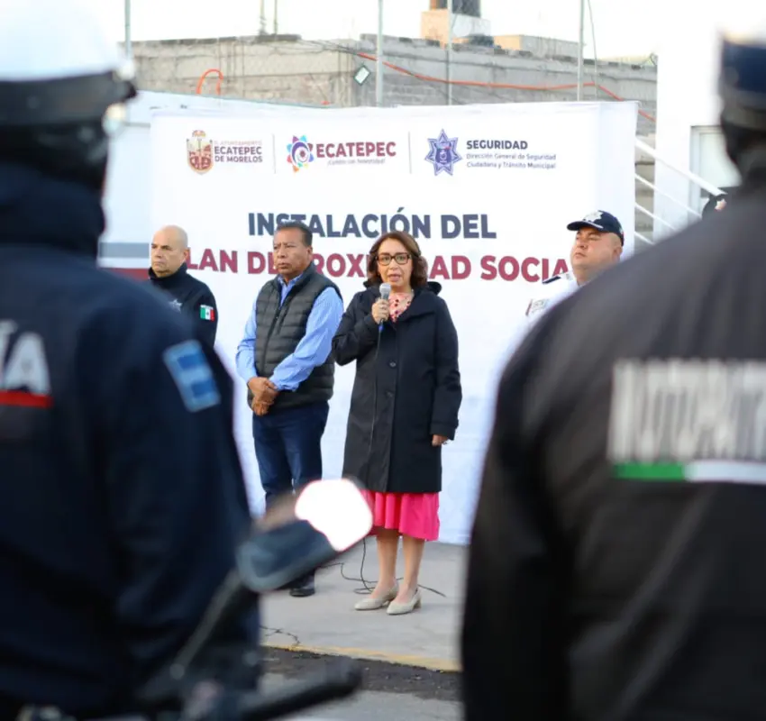 Instala Azucena Cisneros 27 Sectores de Seguridad en Ecatepec