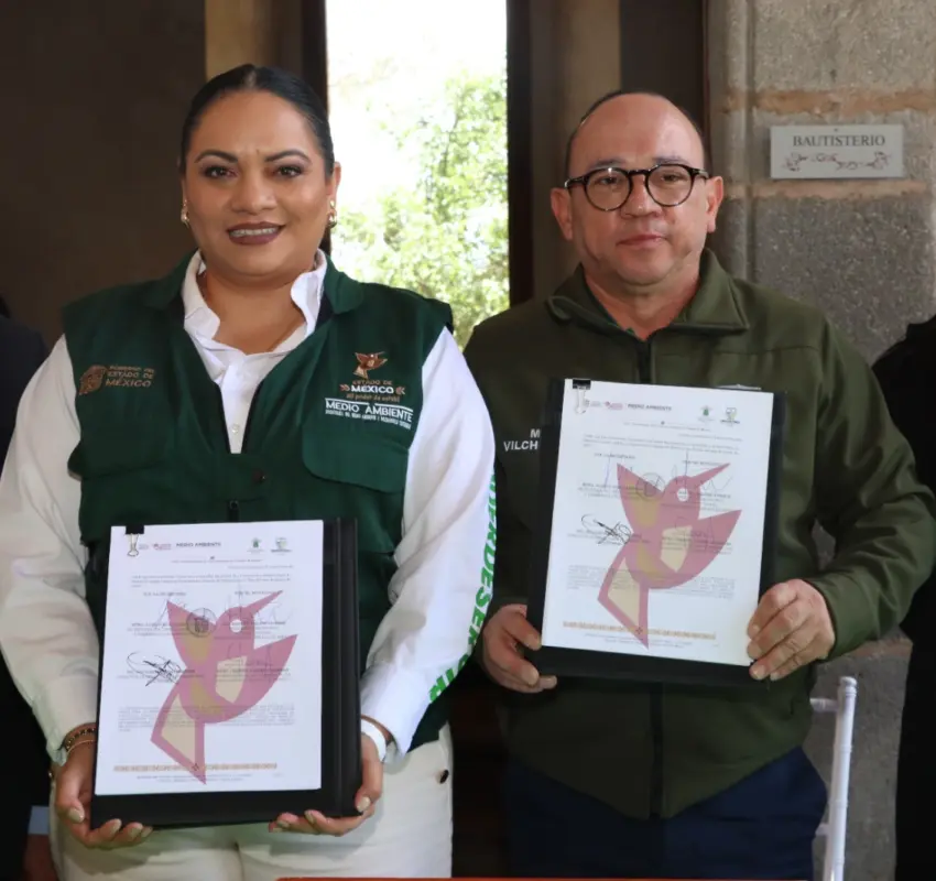 Firmaron convenio para ordenamiento ecológico en Zinacantepec