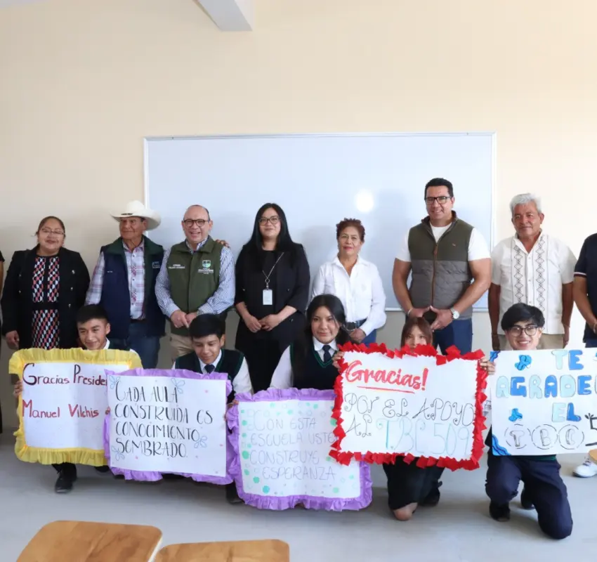 Histórica inversión en infraestructura educativa en Zinacantepec