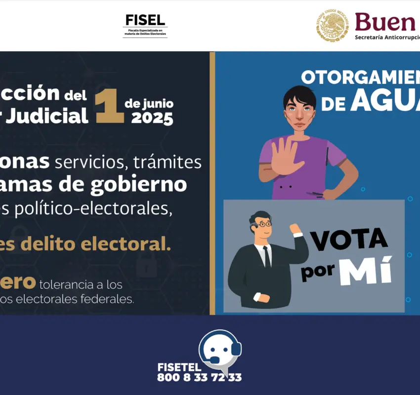 Blindaje electoral para el 1 de junio