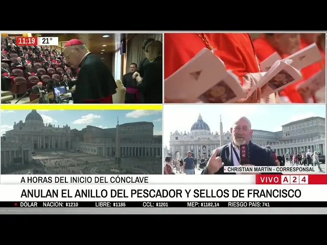 Comienza el cónclave: Expectativa mundial por nuevo Papa