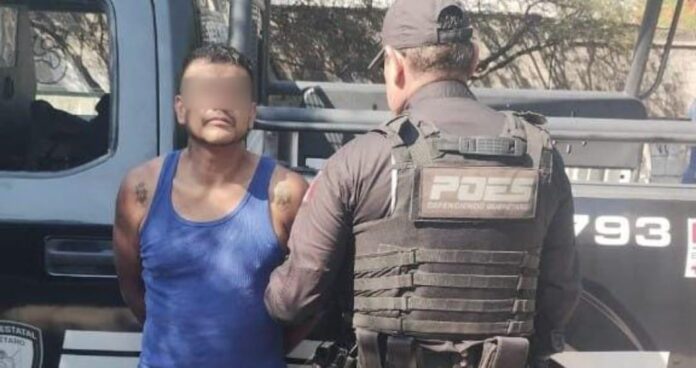 En Geo Plazas, POES detiene a individuo armado - Informe Queretano