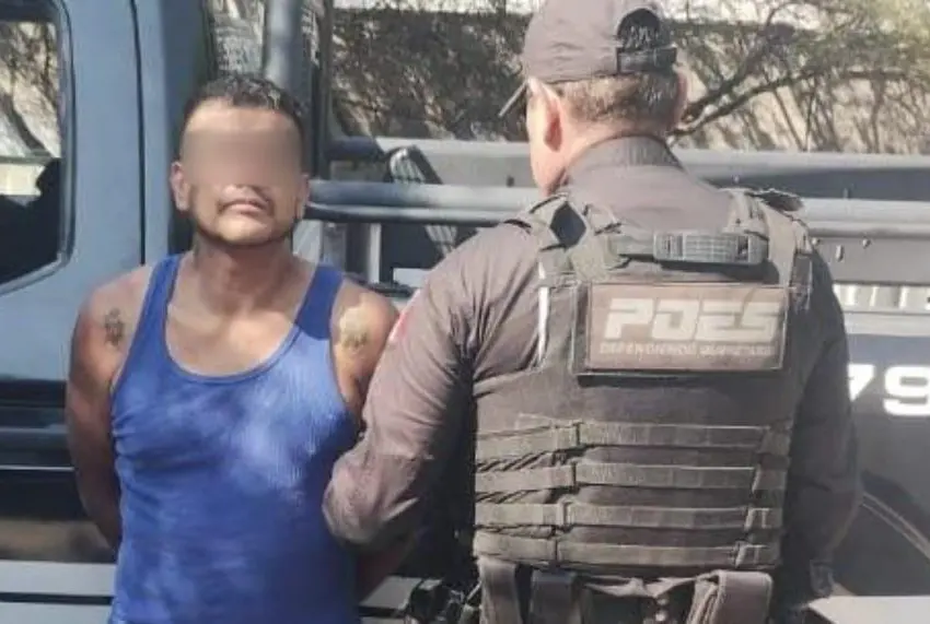 Detienen a hombre armado en Geo Plazas