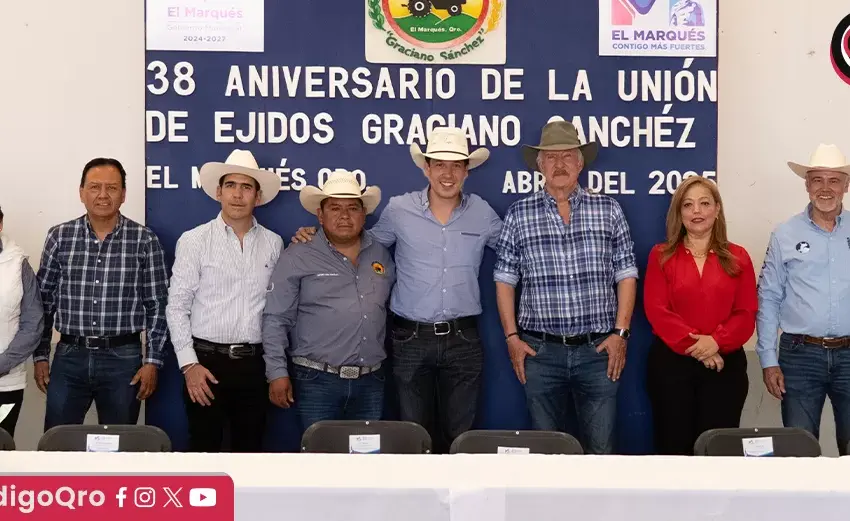 Encabeza Rodrigo Monsalvo conmemoración del 38 aniversario de la Unión de Ejidos Graciano Sánchez