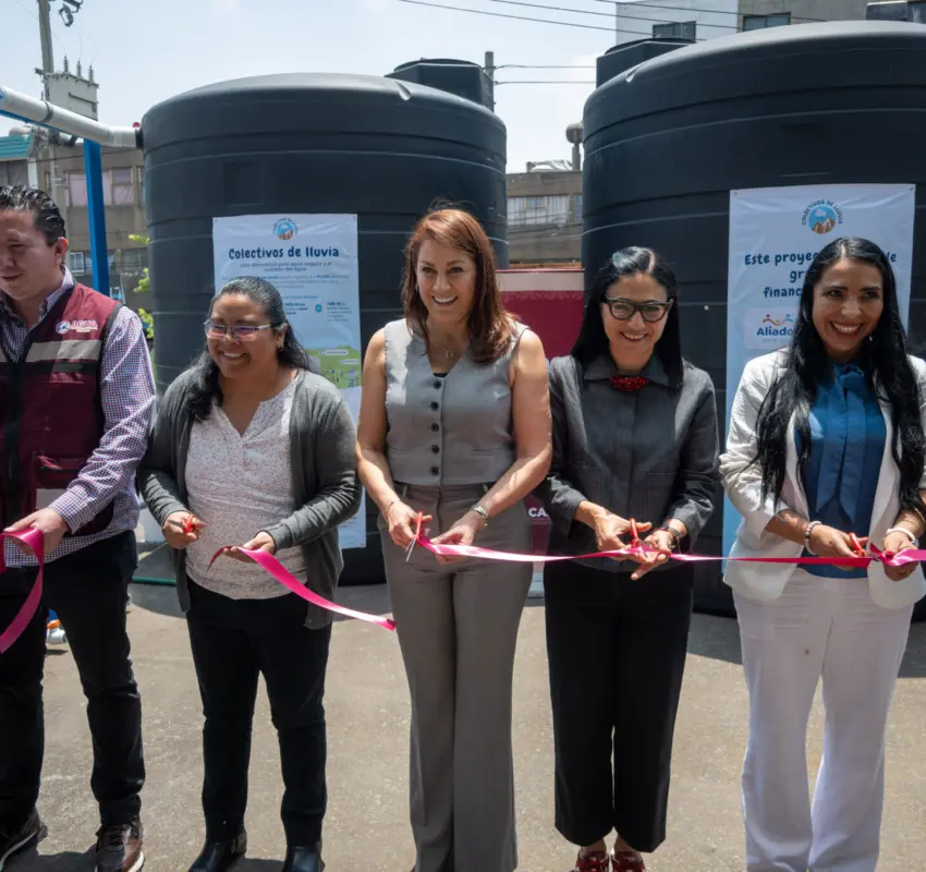 Instalaron sistema de captación de agua en Toluca