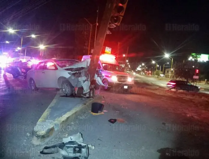 La libró en aparatoso accidente