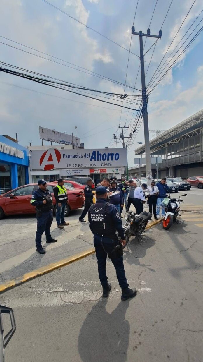 Operativo contra motoratones en Metepec - Primero Editores