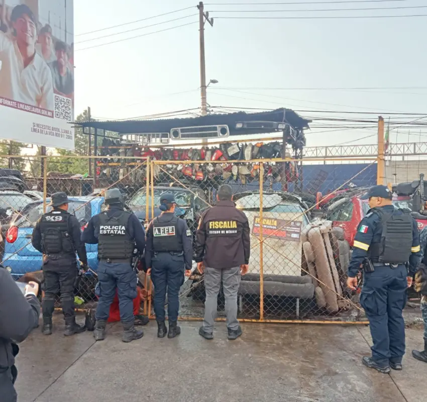 Operativo en Toluca aseguró explosivos, drogas y autopartes robadas