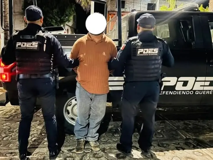 Policías estatales detienen a sujeto en posesión de sustanciasprohibidas, en Landa de Matamoros