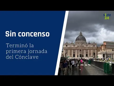 Primera jornada del cónclave concluye sin acuerdo