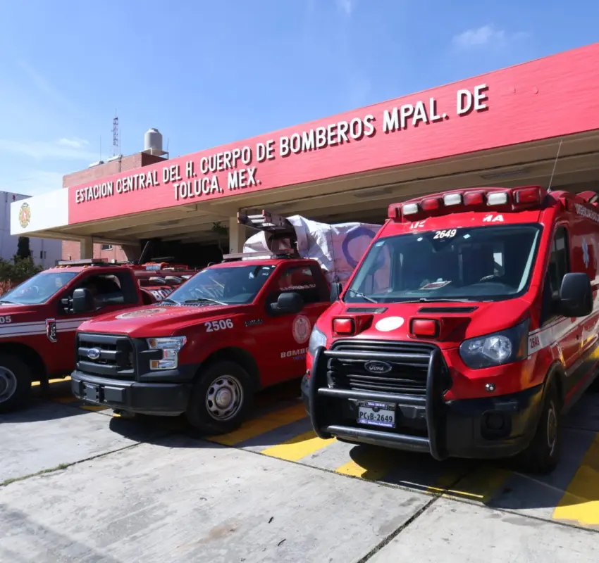 Reforzaron instalaciones de Bomberos de Toluca