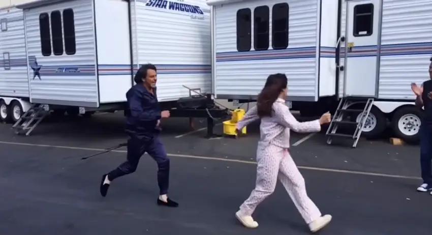 ¡Salma Hayek y Eugenio Derbez se lucen bailando para celebrar elDía Internacional de la Danza!
