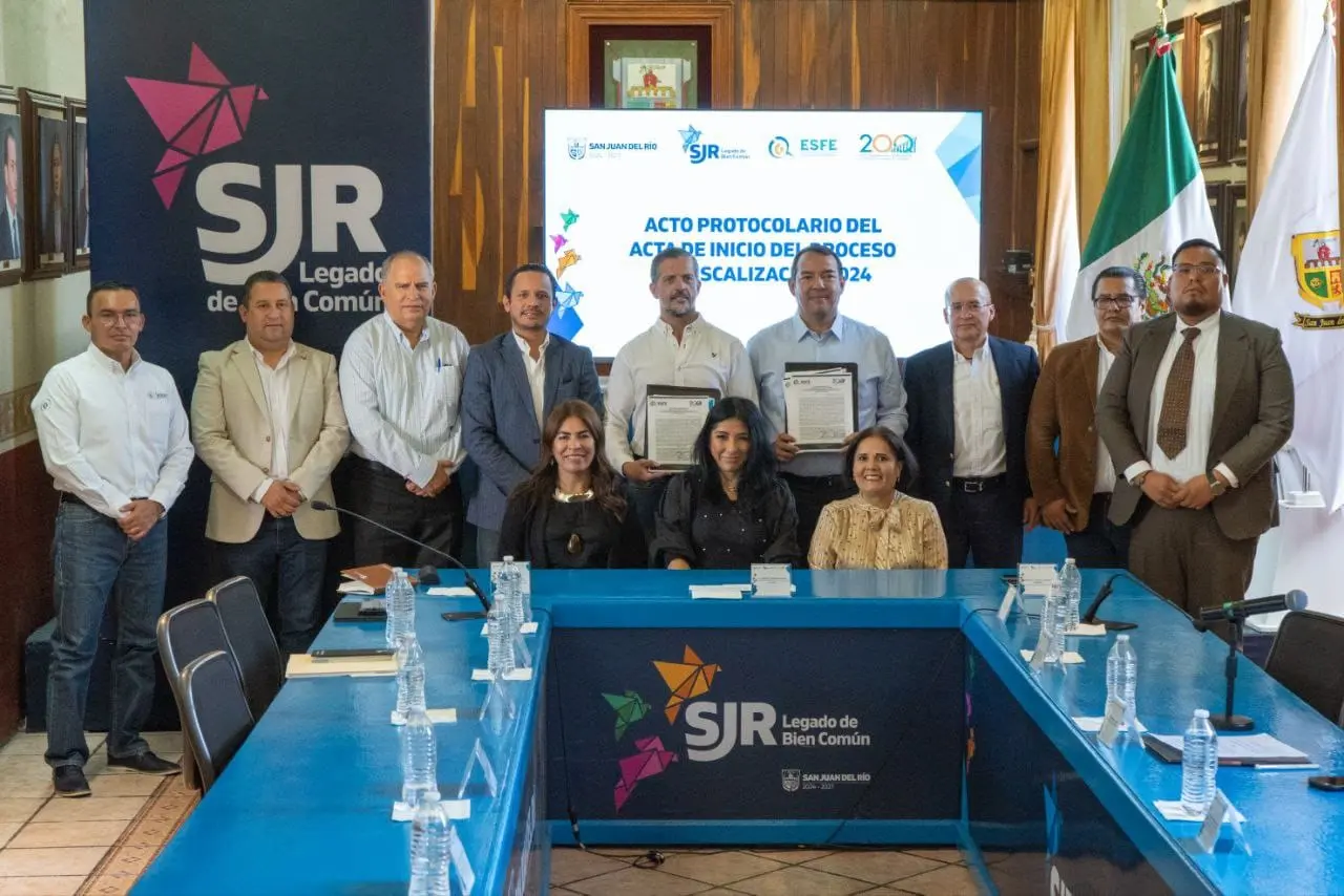 SJR y ESFE firman Acta de Inicio del Proceso de Fiscalización 2024