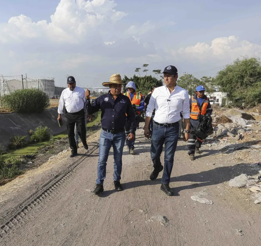 Supervisa Chepe Guerrero limpieza en drenes