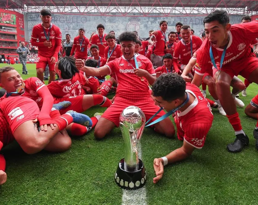 Toluca sub23 se coronó campeón de Liga