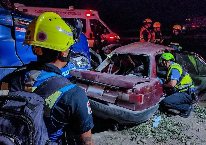 Un muerto en fuerte percance