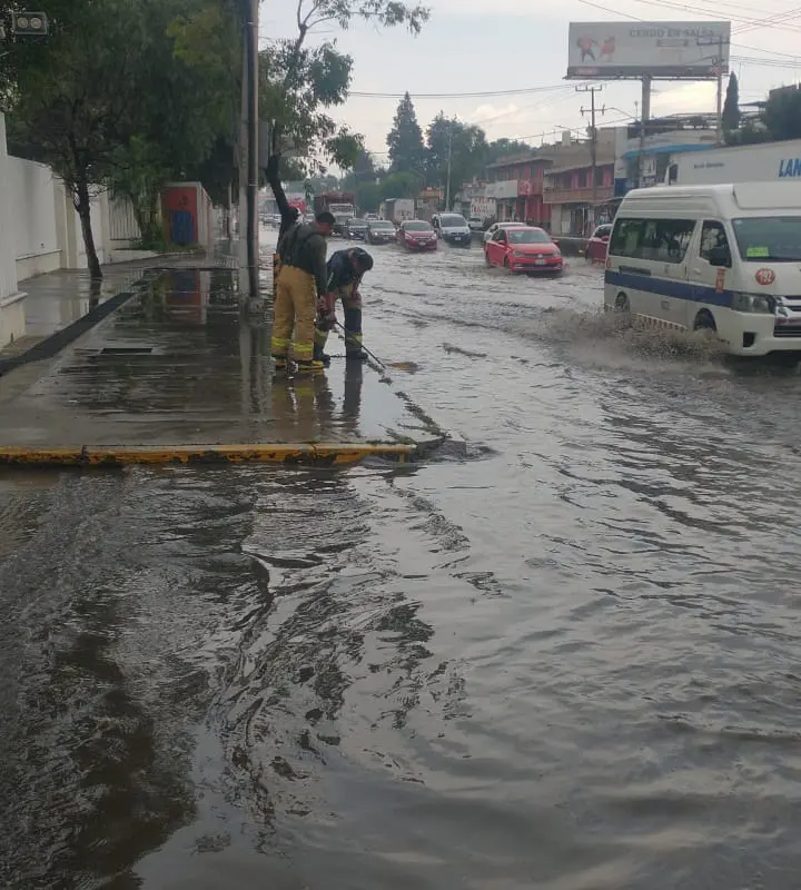 Rápida respuesta de Ecatepec a encharcamientos por lluvias