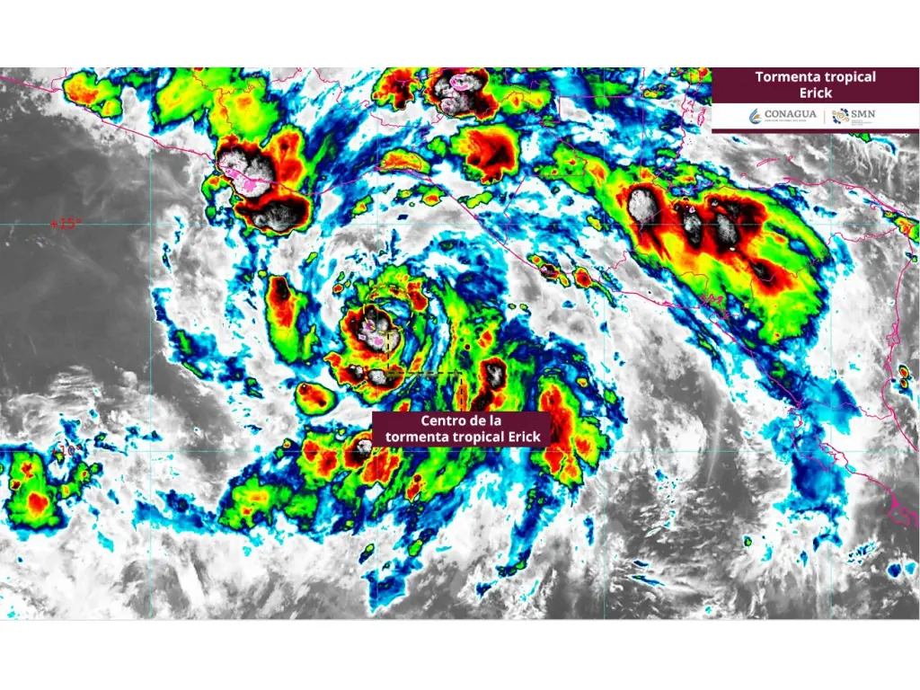 Advierten trayectoria de tormenta tropical Erick   Primero Editores