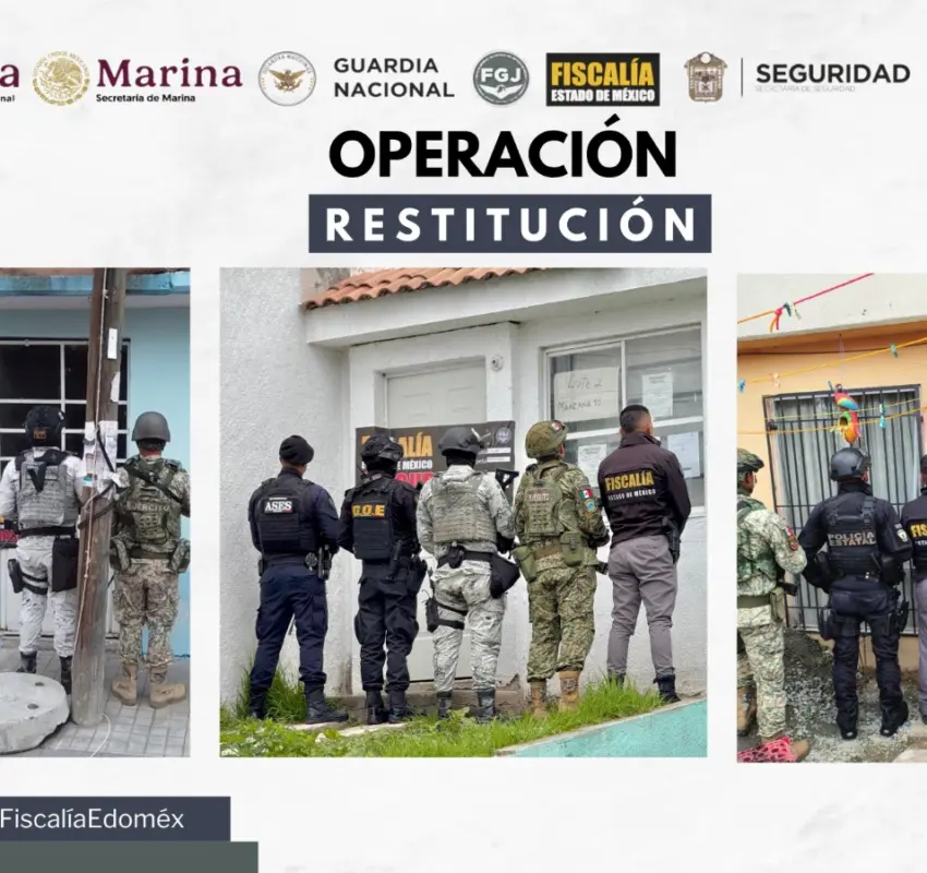 Aseguraron inmuebles por despojo en Edoméx
