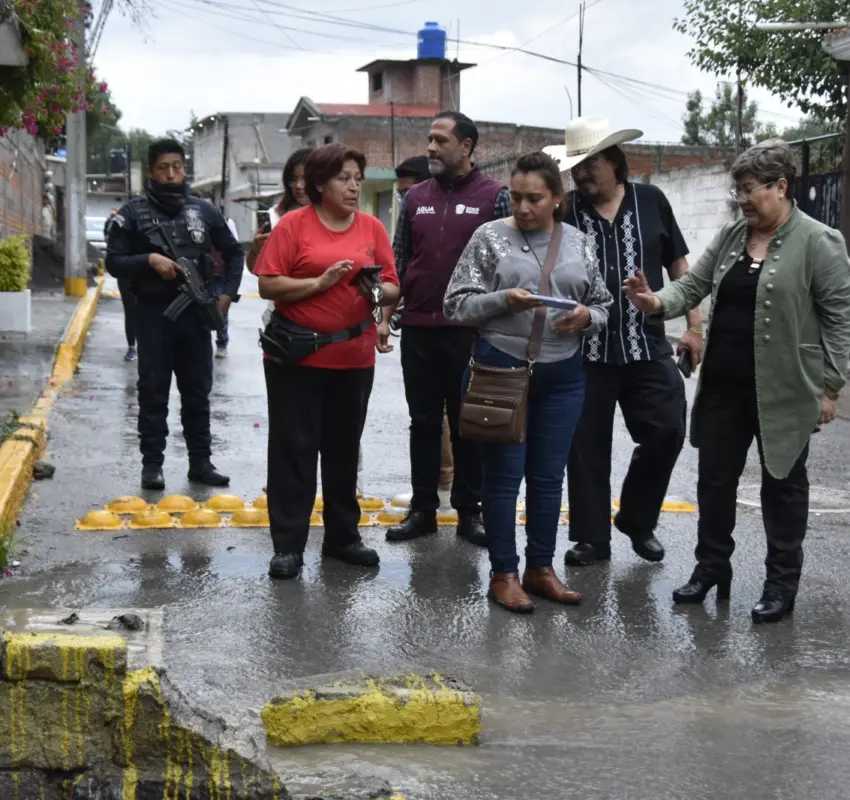 Atendió GEM a Coyotepec y Hueypoxtla afectados por lluvias