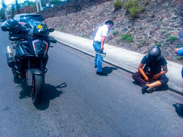 Automovilista atropelló a motociclista en BBQ - Noticias de Querétaro