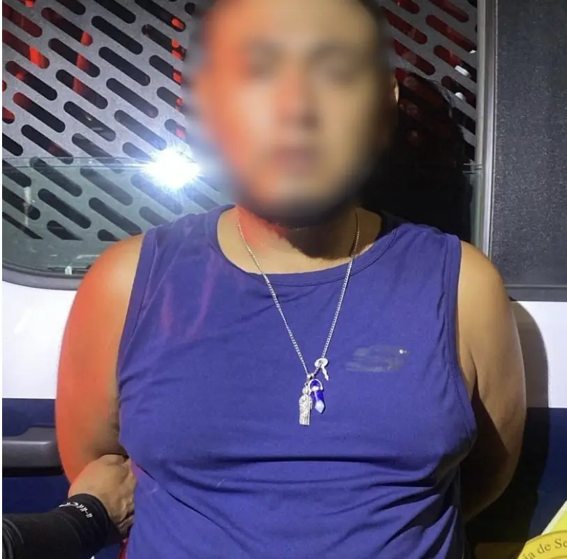 Cae ciclista con dosis de droga