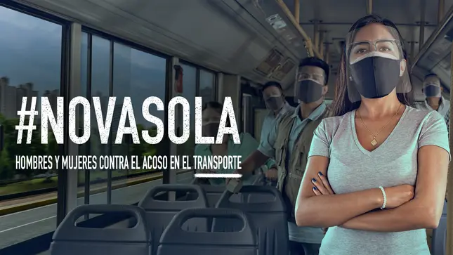 Campaña para combatir acoso en transporte público