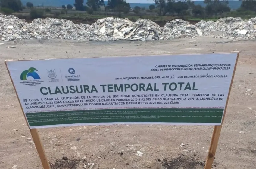 Clausura la PEPMADU banco de tiro en Guadalupe La Venta, El Marqués