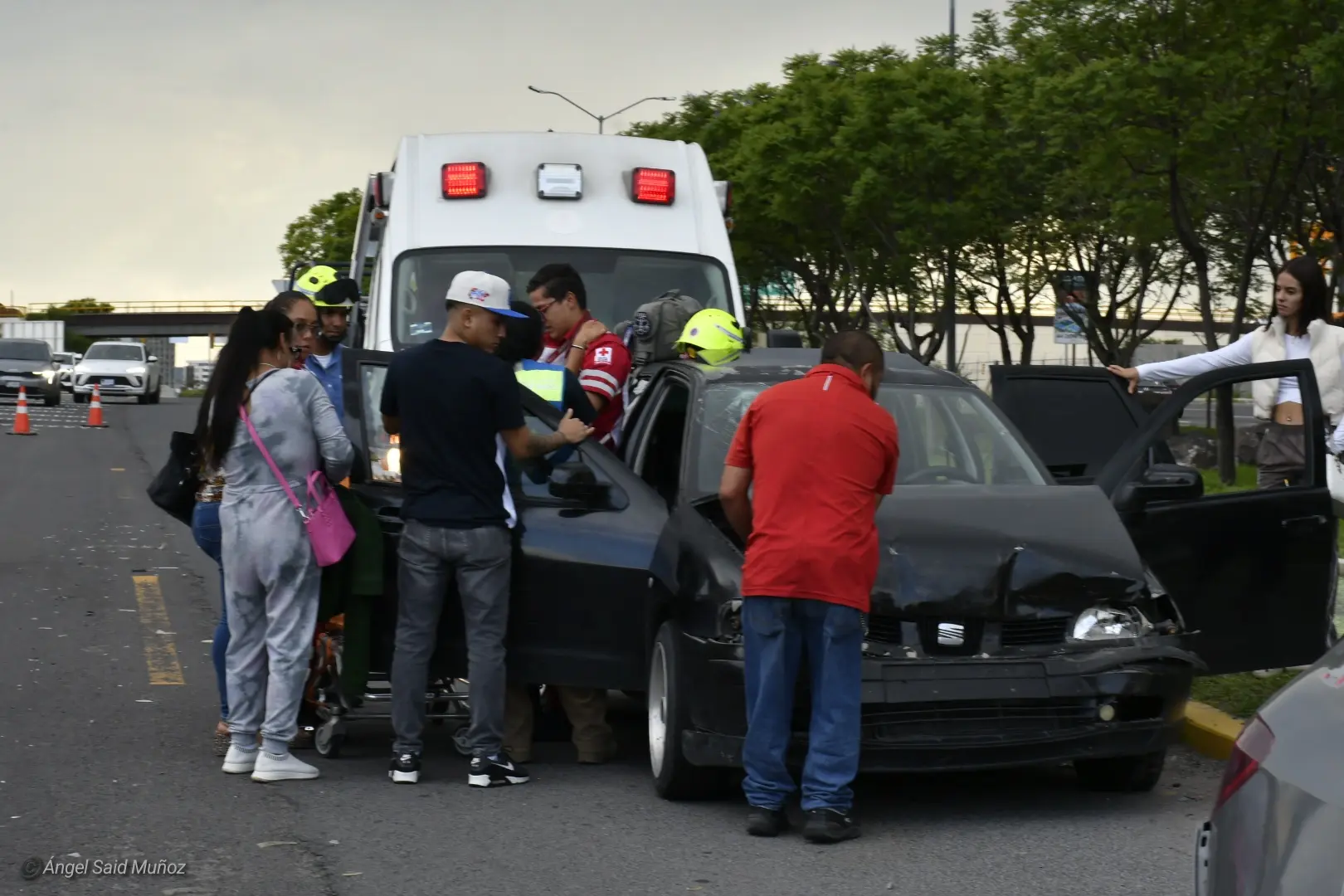Colisión por alcance dejó a copiloto lesionada   Noticias de Querétaro