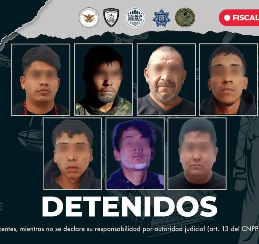 Coordina FGEQ acciones en Sinergia en zona metropolitana; fueron detenidas 7 personas durante cateos